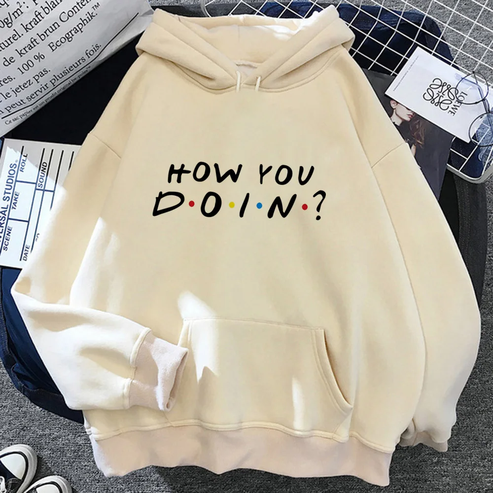 Friends Chandler hoodies women aesthetic streetwear long sleeve top harajuku clothes clothing female 90s clothes