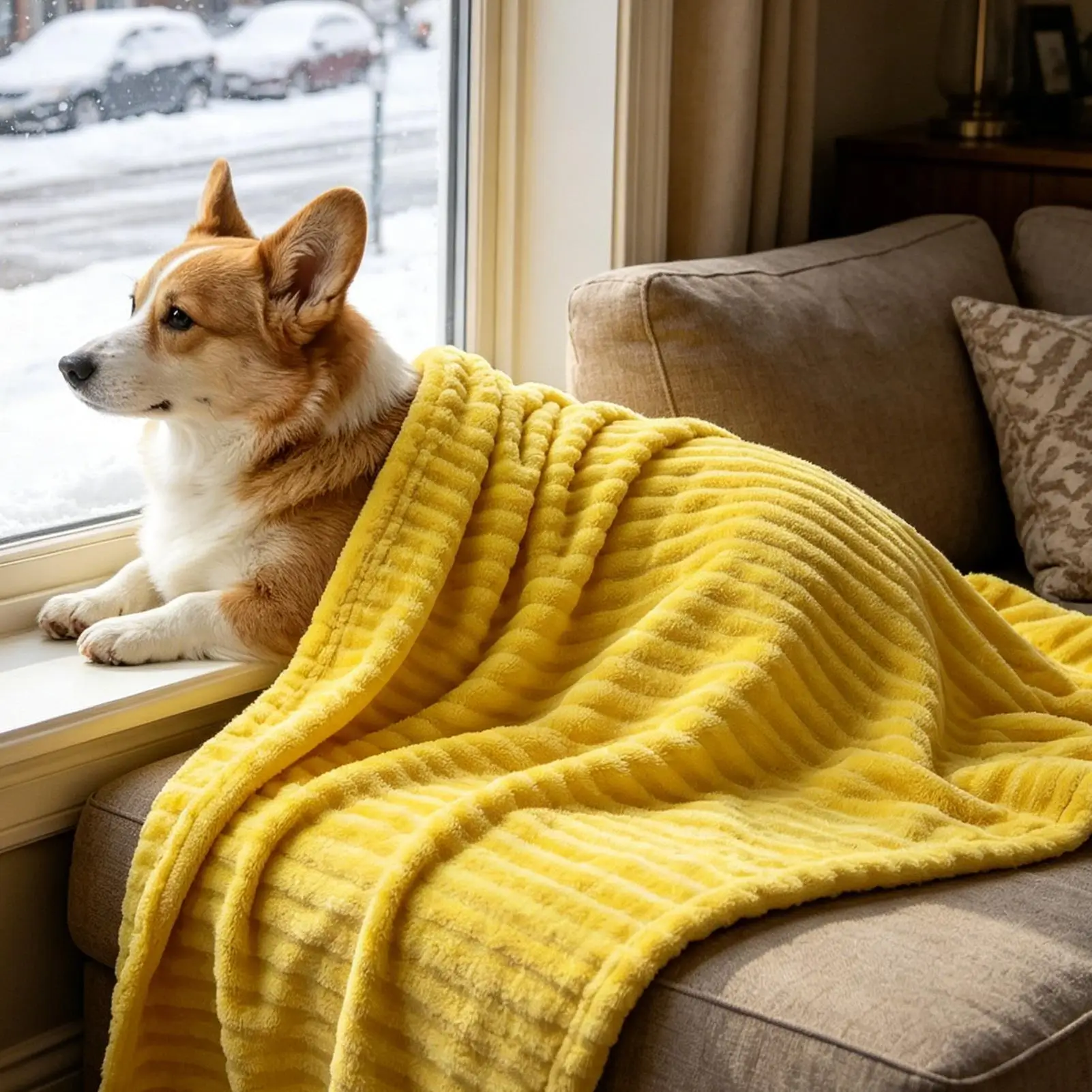 Dog Blanket for Couch Furniture Protection Washable Pet Blanket for Dog Crate for Small Medium Animals Couch Sofa Bed Kennel Car
