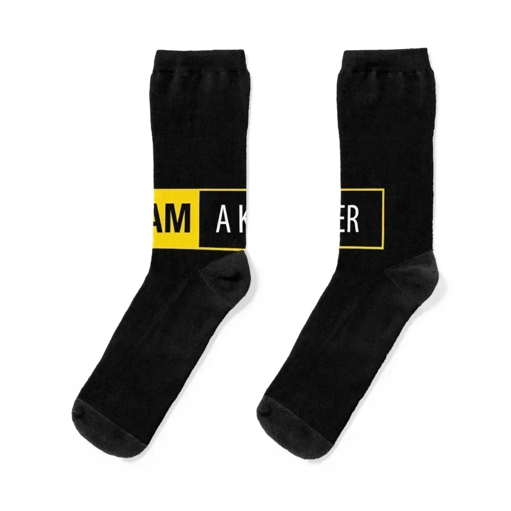 

I Am A Kite surfer I Kitesurf Kiteboarding Windsurfer Socks moving stockings man new in's christmas gifts Socks Men's Women's