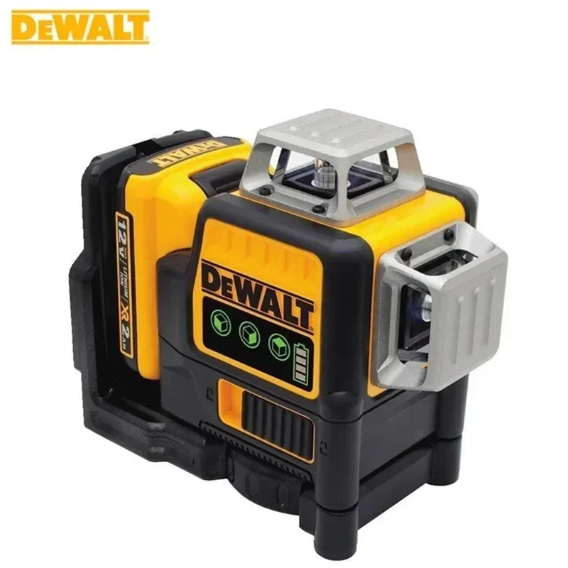 2023 Dewalt DW089LG 12 Lines 3 Sides*360 Degree Vertical 12V Lithium Battery Laser Level Horizontal Green Meter Outdoor