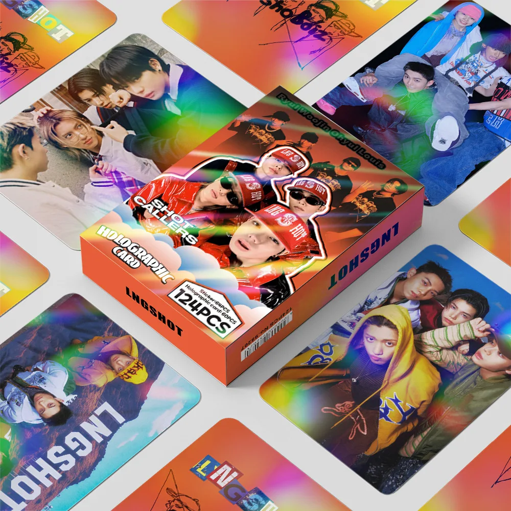 

Набор из 124 предметов: Новая серия карточек и стикеров Idol LNGSHOT, Lomo-карточки, открытки OHYUL, RYUL, WOOJIN, LOUIS – коллекция подарков для фанатов