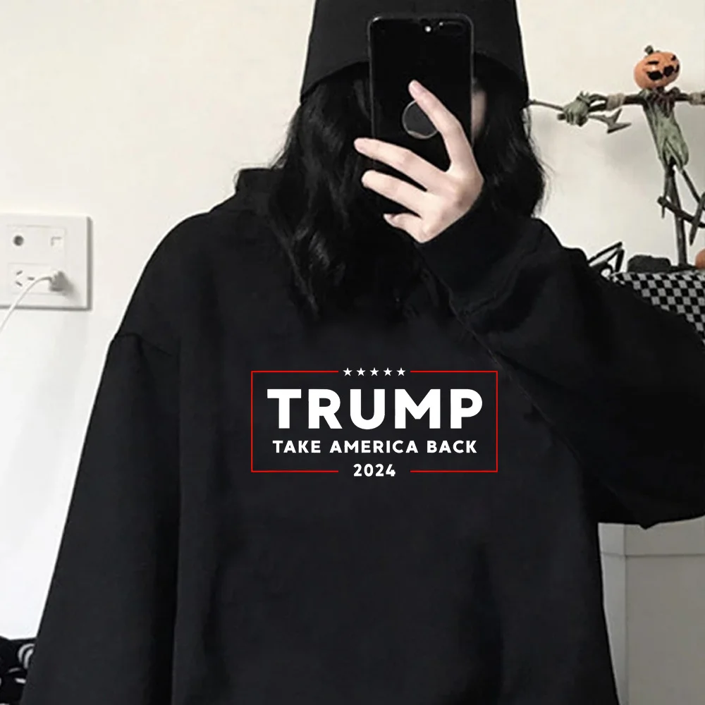 Sweat à capuche Make America Great Again pour filles, chemises de protection Harajuku, à motifs de bandes dessinées, manga, design élégant