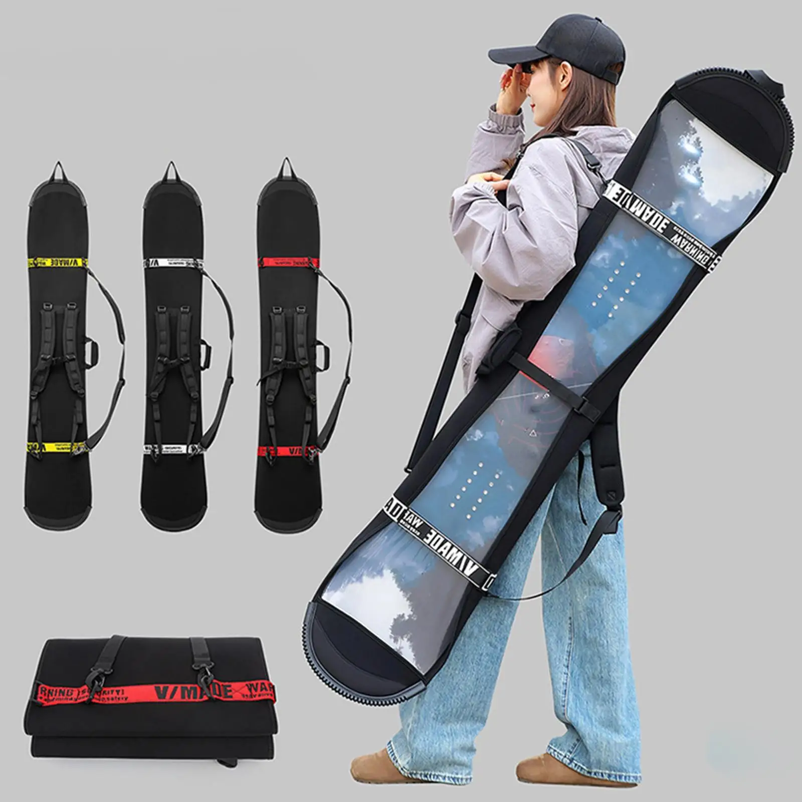versatile-ski-bag-sbr-material-snowboard-pouch-detachable-shoulder-strap-for-snowboard-accessories