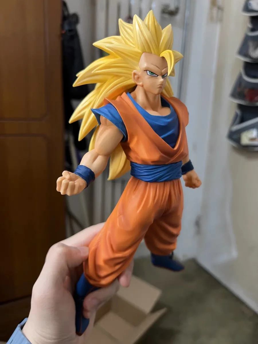 27CM Dragon Ball Z Son Goku SSJ3 Figure Super Saiyan 3 Goku Action Figures PVC Statue Collection Model Toys Festival Gifts