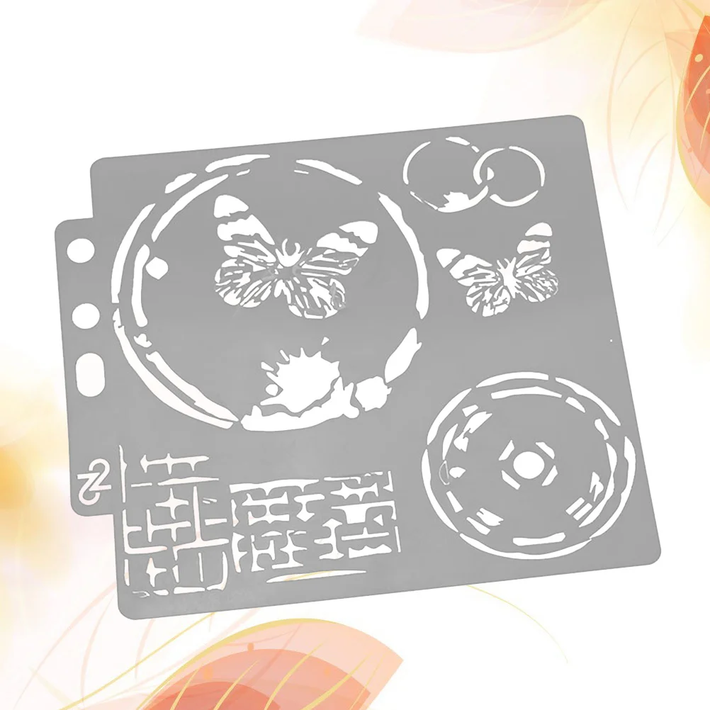 Plantillas de pintura en aerosol, diseño hueco, plantillas de dibujo impermeables reutilizables para manualidades, álbumes de recortes, proyectos de arte Diy