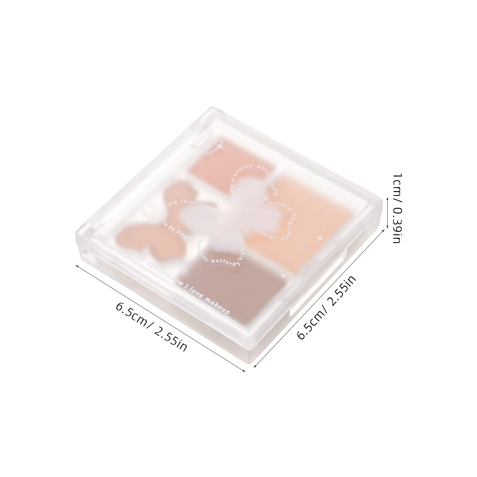 Palette de fards à paupières quatre couleurs, plaque de maquillage légère et Portable, boîte de nuit, fête, paillettes scintillantes, pour femmes