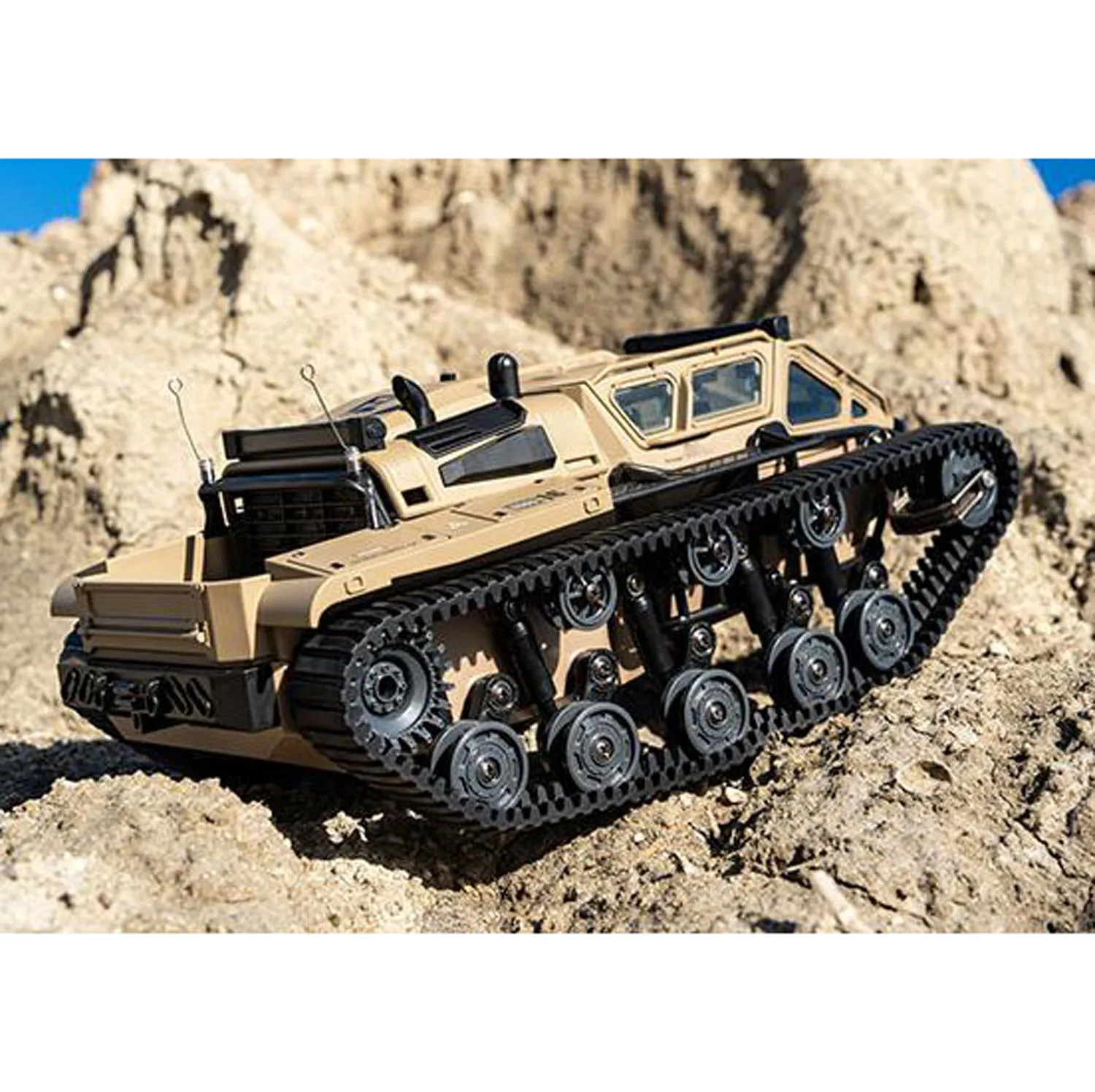 1/18 RC Drifting Tracked Off Road Vehicle C8812 2.4GHz Radio Control Simulation Model Car LED Lights 360 Degree Rotation RTR Toy - Image 4