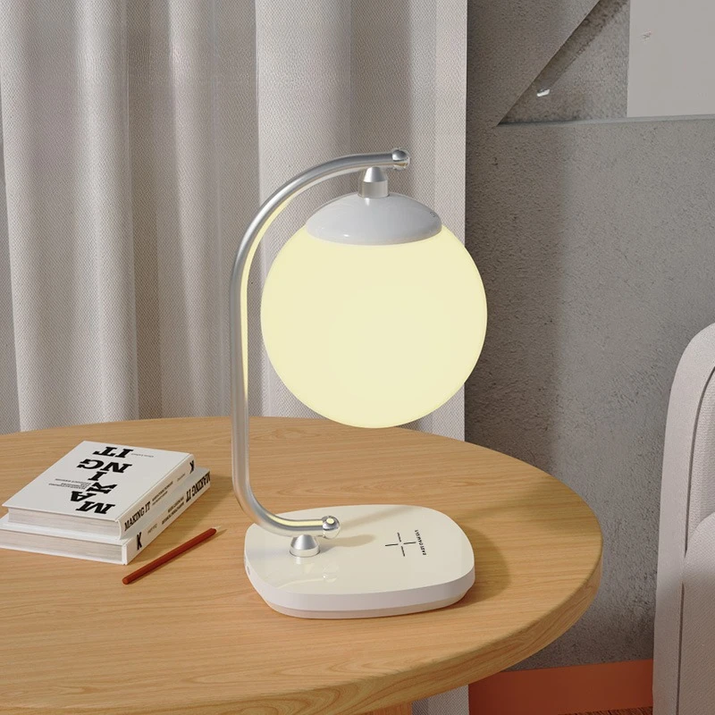 

Creative Floor Lamps LED Learning Student Table Lights Wireless Charging Reading Small Desk Lamp Study Office Homestay Fixtures