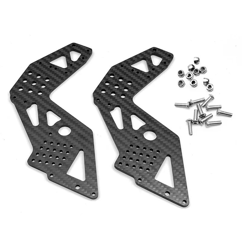 Carbon Fiber Front Rear Universal Guard Plate for Losi LMT 4WD Solid Axle Monster Truck 1/8 RC Car Upgrade Parts