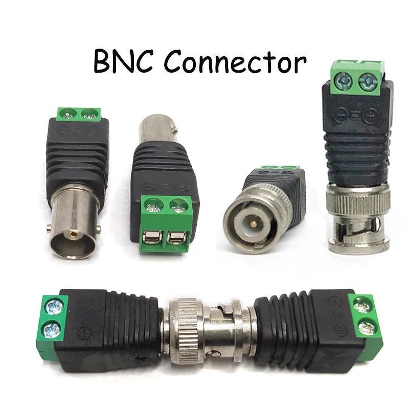 

1PCS BNC Q9 Male Female Screw Plug Socket Connectors Connector Adapter Terminal Surveillance Camera For Audio Video CCTV