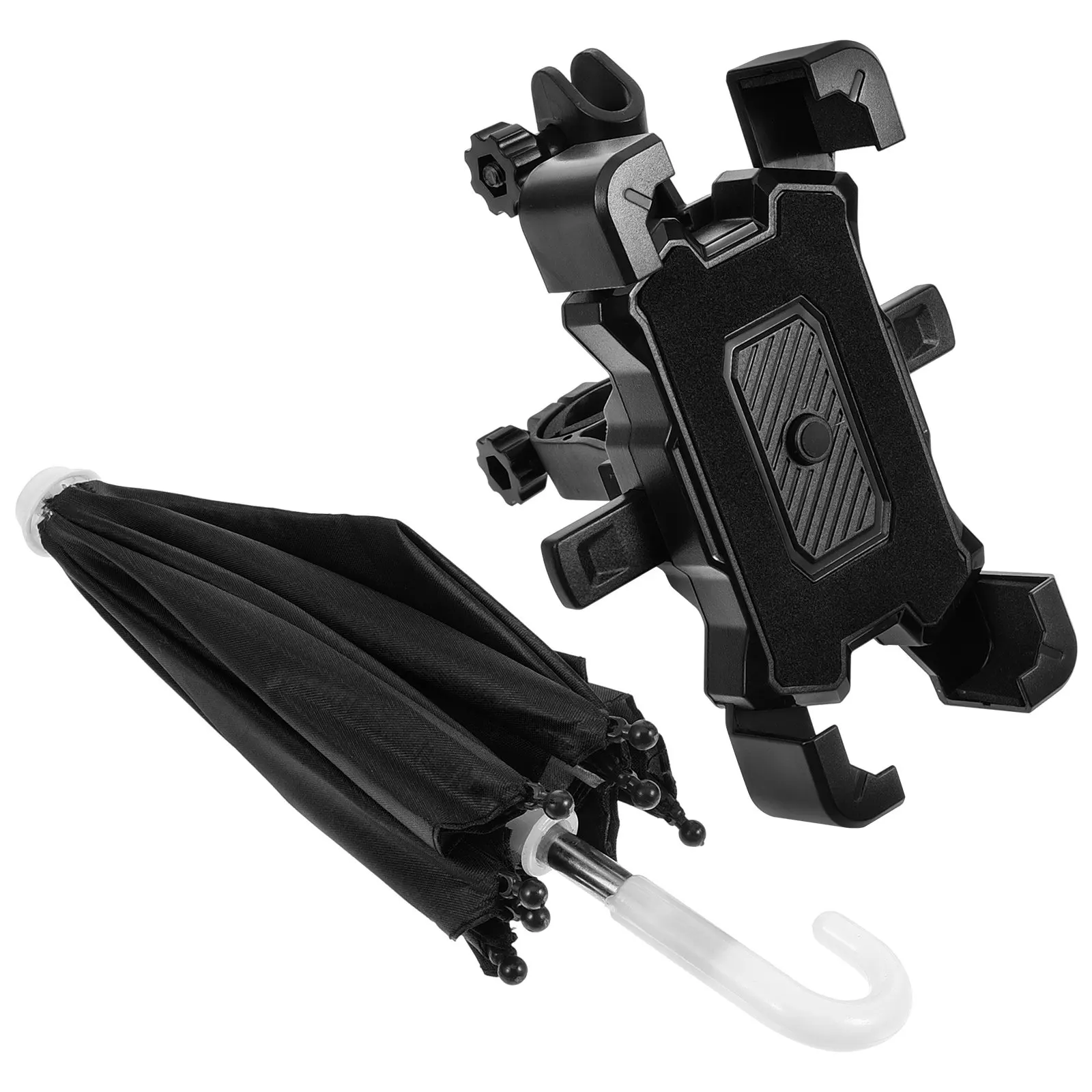 

1Set Electric Bike Phone Holder Waterproof Bike Handlebar Cellphone Support Stand Umbrella Motorcycle Phone Rack Cycling