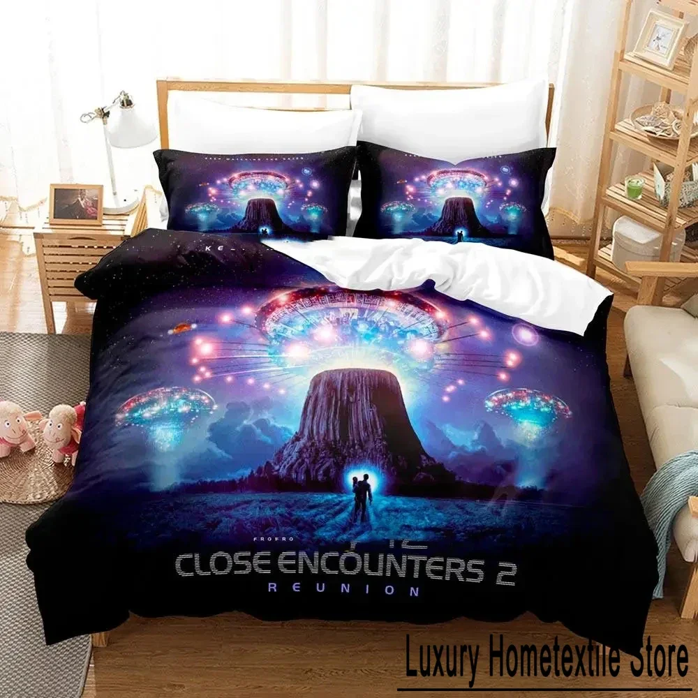 Close Encounters of the Third Kind Bedding Set Duvet Cover Bed Set Quilt Cover Pillowcase Comforter king Queen Size Boys Adult