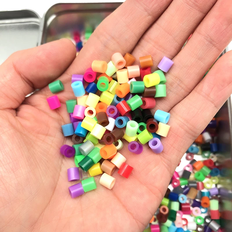 1000PCS Mixing Colors Fuse Beads 5MM Ironing Beads Hama Beads Tangram Jigsaw  Boards Puzzle Gifts Supplementary