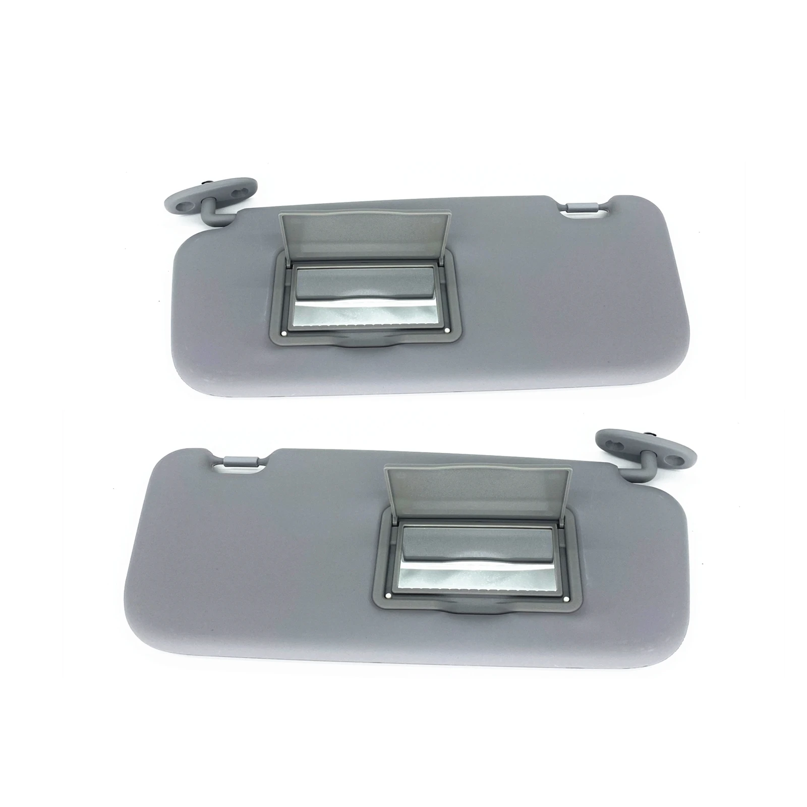 LHD Car Left/Right Front Sunvisor Blind Cover Shield Sunshade Shade With Mirror Gray Sun Visor For HYUNDAI GETZ CLICK 2002-2012