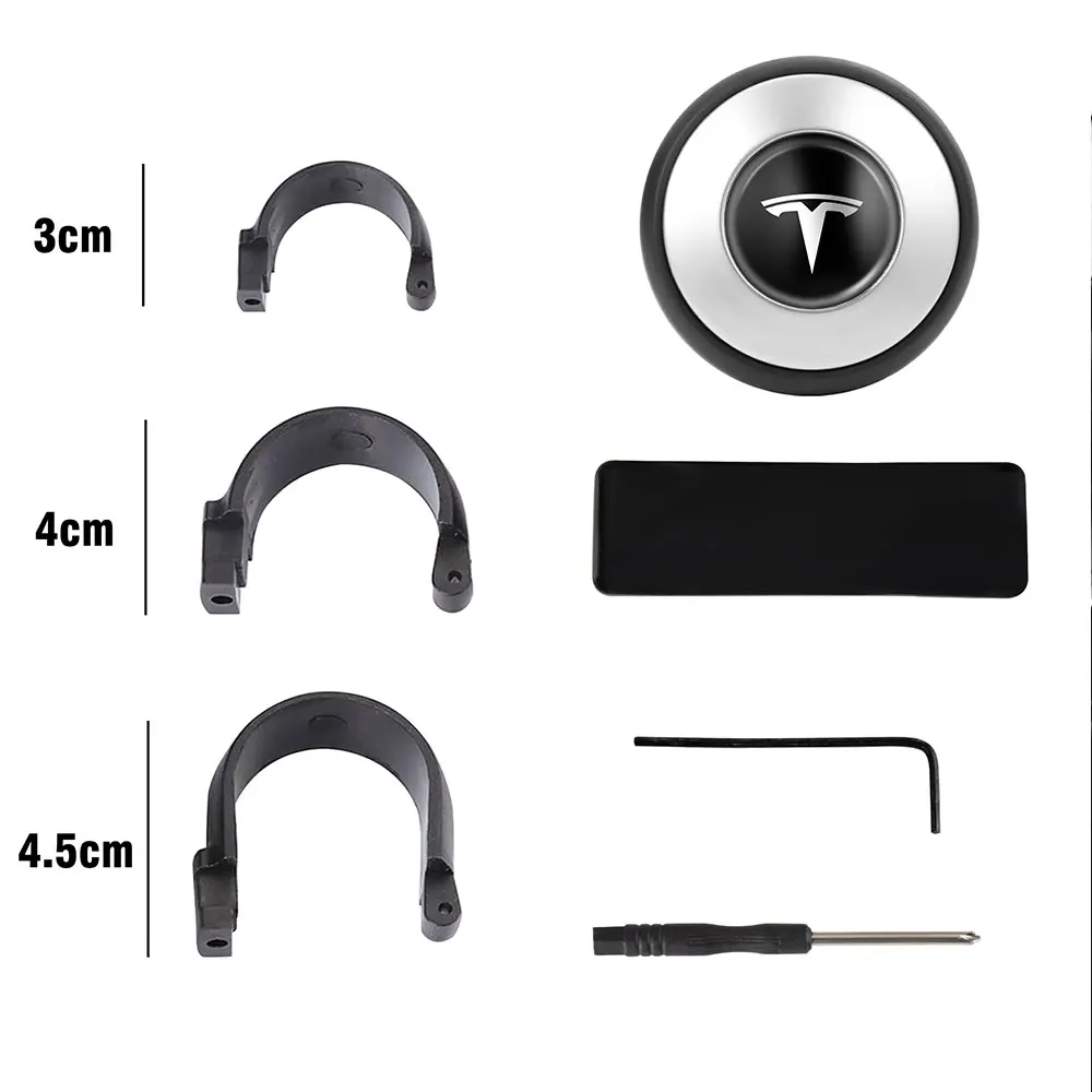 Universal Car Steering Wheel Booster Auto  Handle Rotating Auxiliary Spinner For Tesla Model 3 Y S  Roadster Cybertruck Juguete