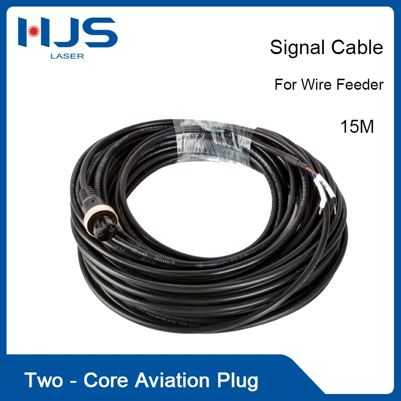 HJS Two-Core Aviation Plug Signal & Control Cable for Wire Feeder with Stable Signal For Handheld Laser Welding Gun Accessories