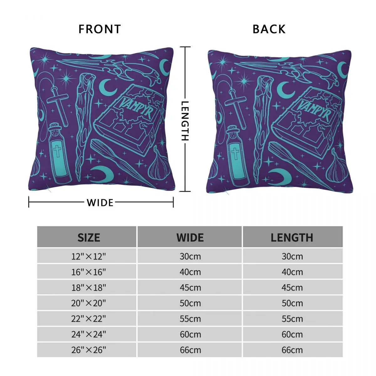 Buffy The Vampire Slayer Weapons Pillowcase Polyester Linen Velvet Creative Zip Decor Throw Pillow Case Room Cushion Cover