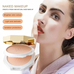 2 In 1 Loose Powder Natural Soft Powder Waterproof Oil Control Translucent Skin Finish Durable Sweat Proof Professional Makeup