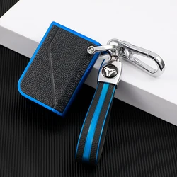 TPU Leather Car Smart Remote Key Cover Case Shell Bag Fob Holder Keychain for Lynk&Co 05 New Car Key Protector Accessories