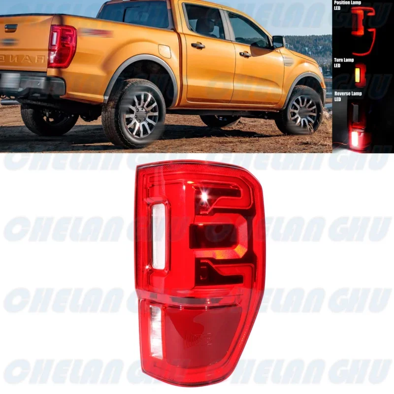 

LED Tail Light For Ford Ranger 2019 2020 2021 2022 2023 Right Side Rear Lamp Brake Light Car accessories