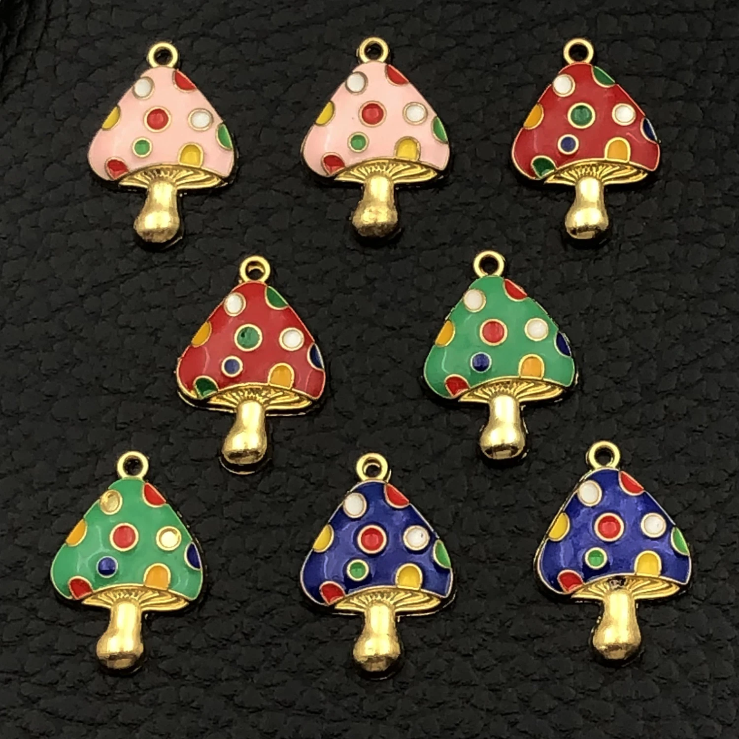 

Mix 8pcs/Alloy Mushroom Drop Set Jewelry Making DIY Accessories Back to School Halloween Thanksgiving Fashion Accessories