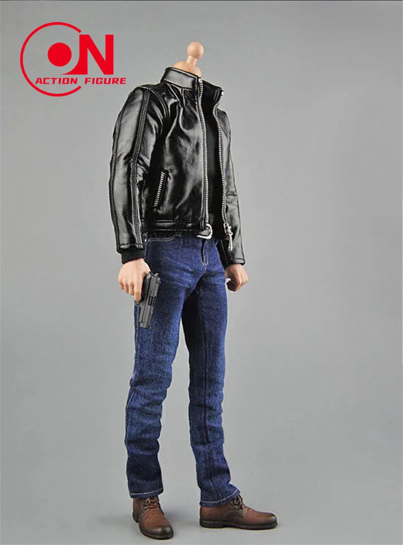 Toy Center-CEN-M07 a escala 1/6, para hombre, soldado, agente de crucero Tom, abrigo de cuero, traje, modelo de ropa para cuerpo de figura de acción de 12 pulgadas