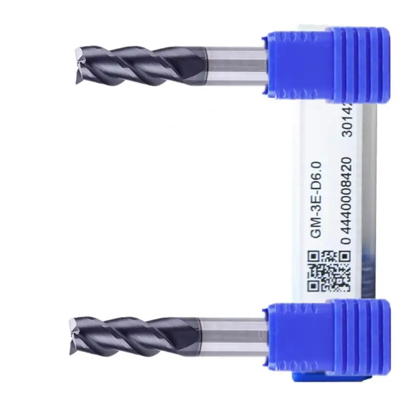 

GM-3E-D4.0S ZCC.CT GM-3E Three blade straight shank flat end milling cutter Φ4.0*4*11*50 3T Flat end mills 3 Flute Flat End Mill