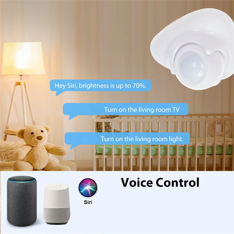 FEDI-Matter Thread Menselijke aanwezigheid Bewegingssensor Tuya Smart Home Automation Infrarood menselijke detector Tuya Hub Thread