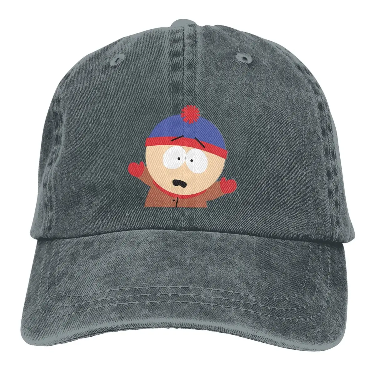 Pure Color Dad Hats Stan Women's Hat Sun Visor Baseball Caps Southpark Game Peaked Cap