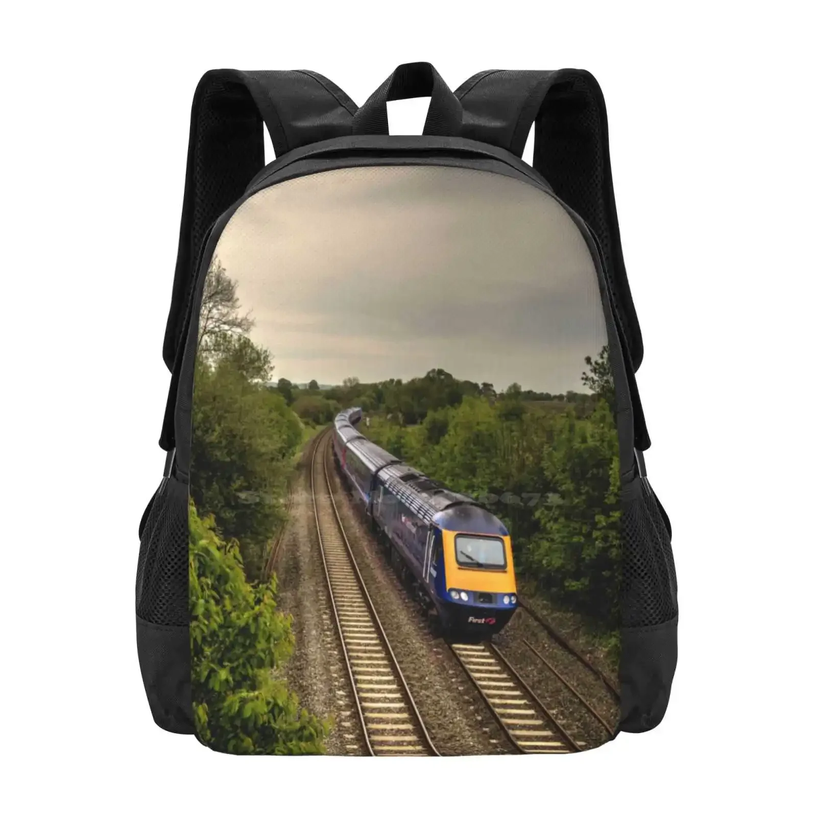 

Willand Hst Teen College Student Backpack Pattern Design Bags Willand Hst First Great Western High Speed Train Railways British