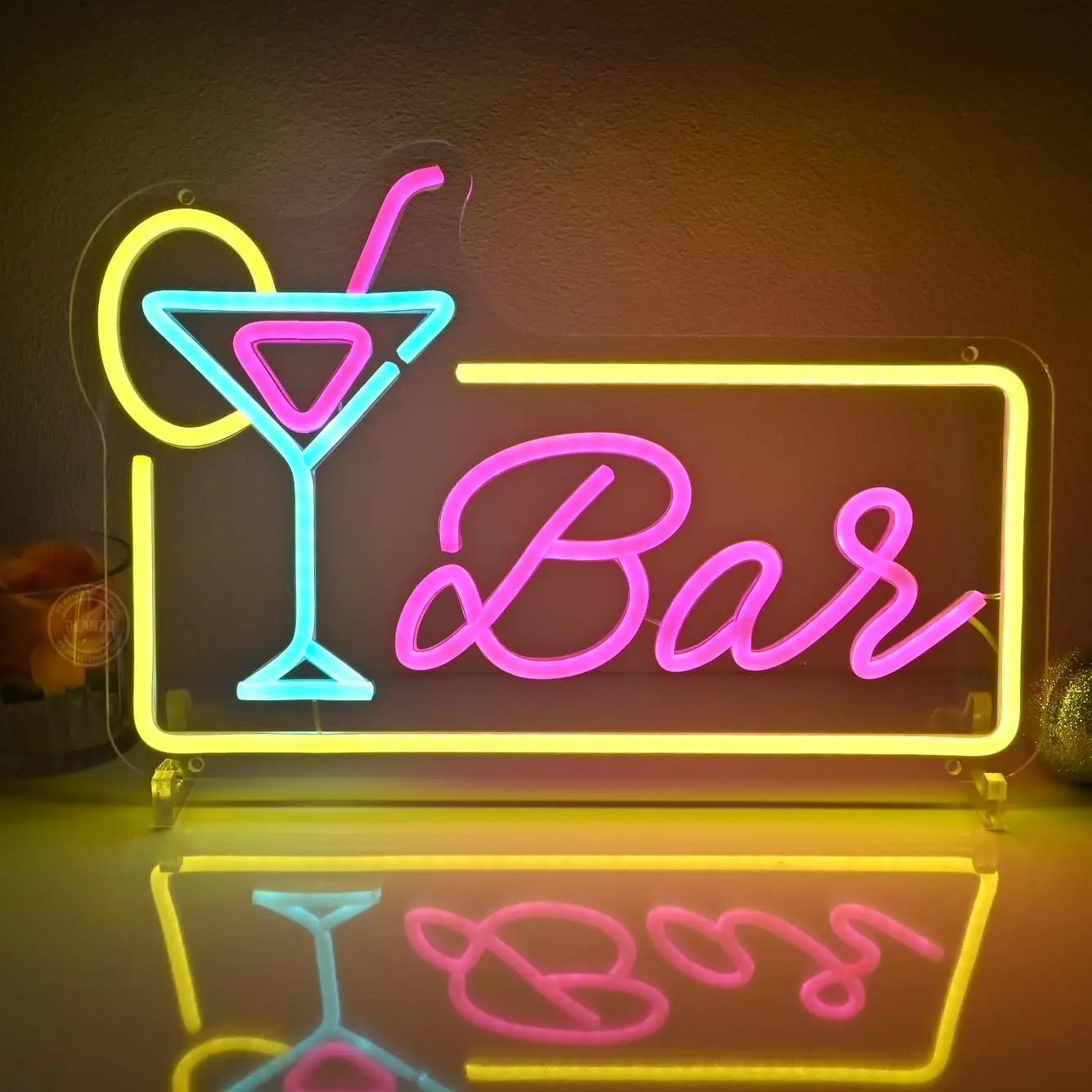 

Bar Neon Sign Business Art Wall Light USB Cocktails Beer Bar Open Neon Light for Restaurant Beer Club Party Bedroom Decoration
