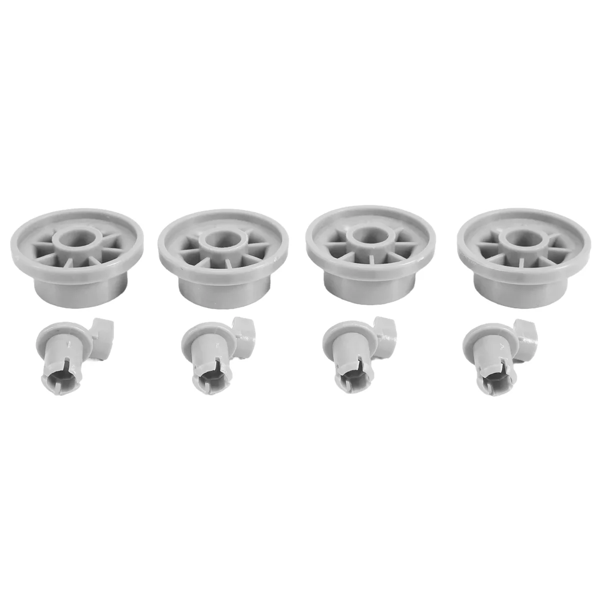 Máquina de lavar louça Lower Rack Wheel Substituição, Substituição Parte Fit para Bosch e Kenmore Louças, Substitui 420198, AP2802428, 165314, 4Pack