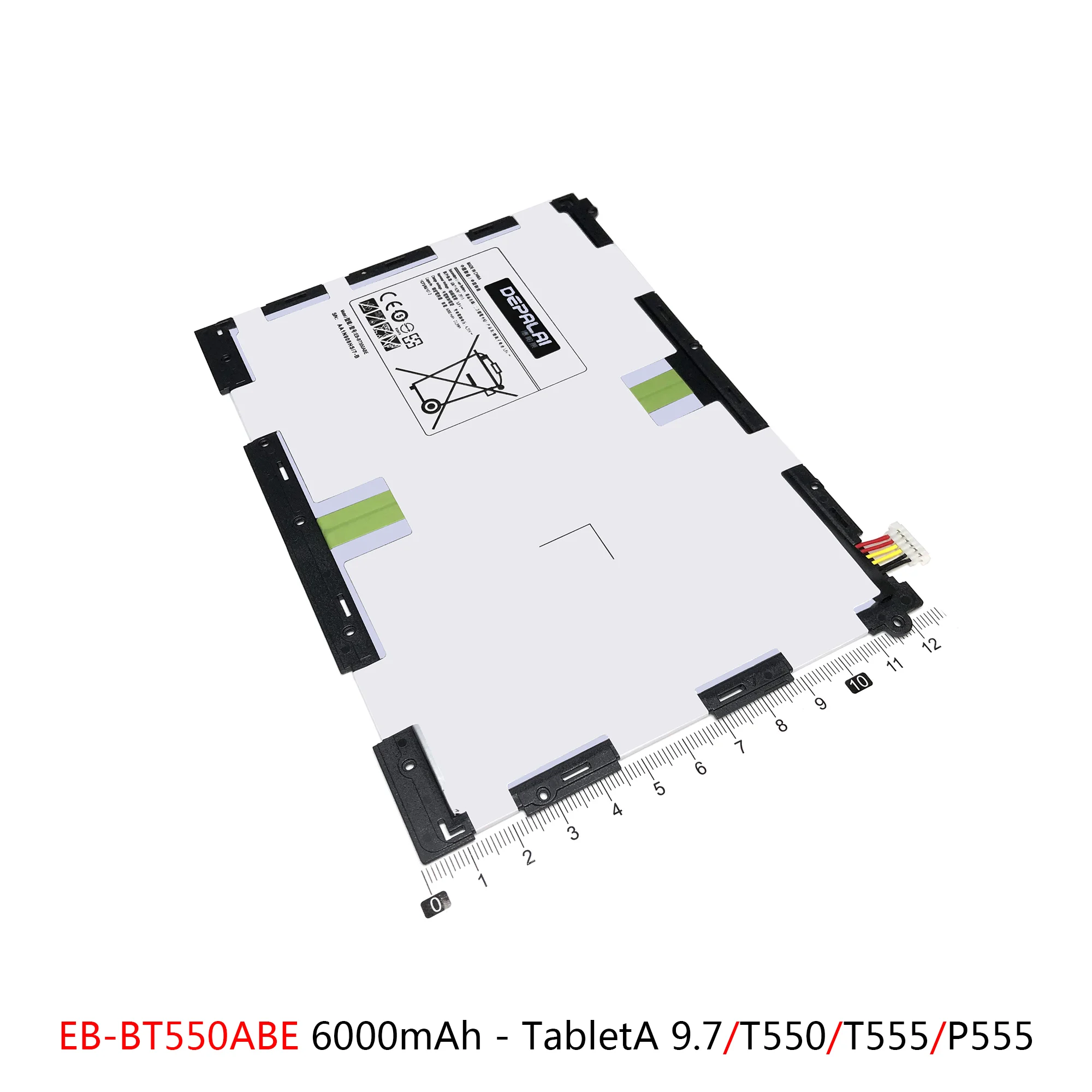 EB-BT550ABE TabletA A2 Battery For Samsung T555 P555 P550C T580 Batteries EB-BT585ABE EB-BT595ABE T590 Replacement Repair Parts