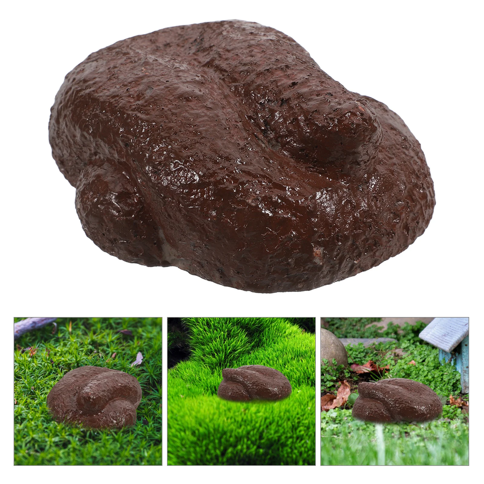Hidden Poop Key Hider Waterproof Outdoor Storage Box Discreet Safe for House Spare Keys Courtyard Key Holder for Outside