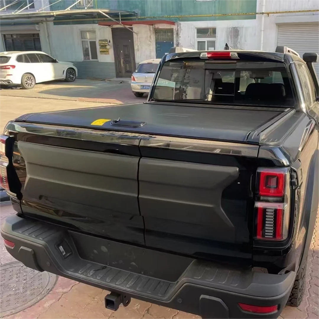 High Quality Manual Operated Aluminum Tonneau Cover Applicable to for GMC Sierra Pickup Retractable Aluminum Roller Shutter