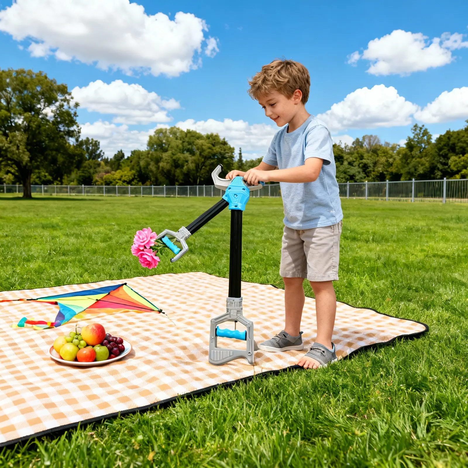 

Пластиковый робот-манипулятор для детей: интерактивная механическая рука-хватка для раннего развития, координации рук и глаз, а также развития навыков