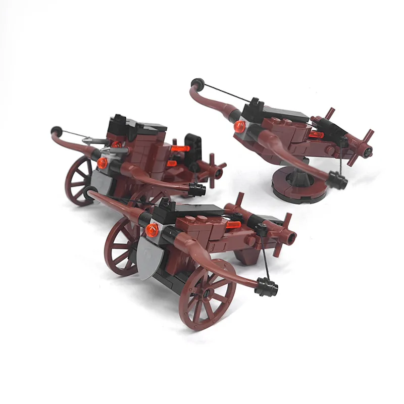 

Middle Ages Military MOC Compatible With LEGO Building Blocks Ballista Archer Siege Engines Weapon Model Bricks Toys