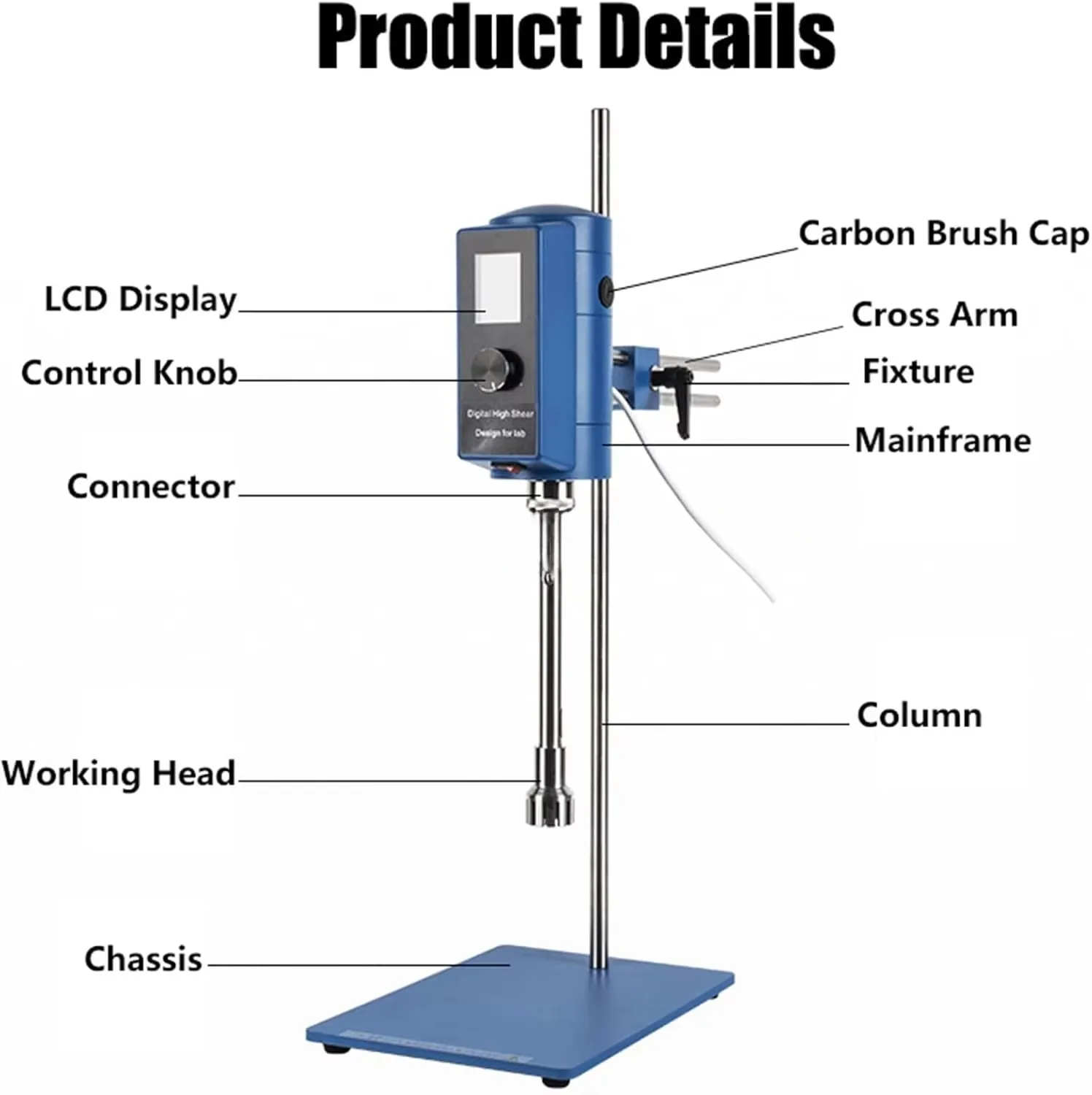 Cosmetics Emulsifier Homogenizer Viscous Solution Mixing Homogenizer Emulsifier High Shear Mixer