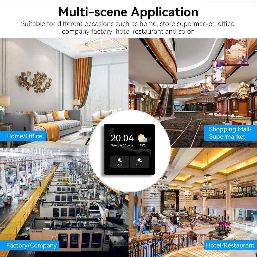 مصنع T8E بالجملة تويا المنزل الذكي زيجبي بوابة 4 بوصة تويا لوحة التحكم المركزية الذكية