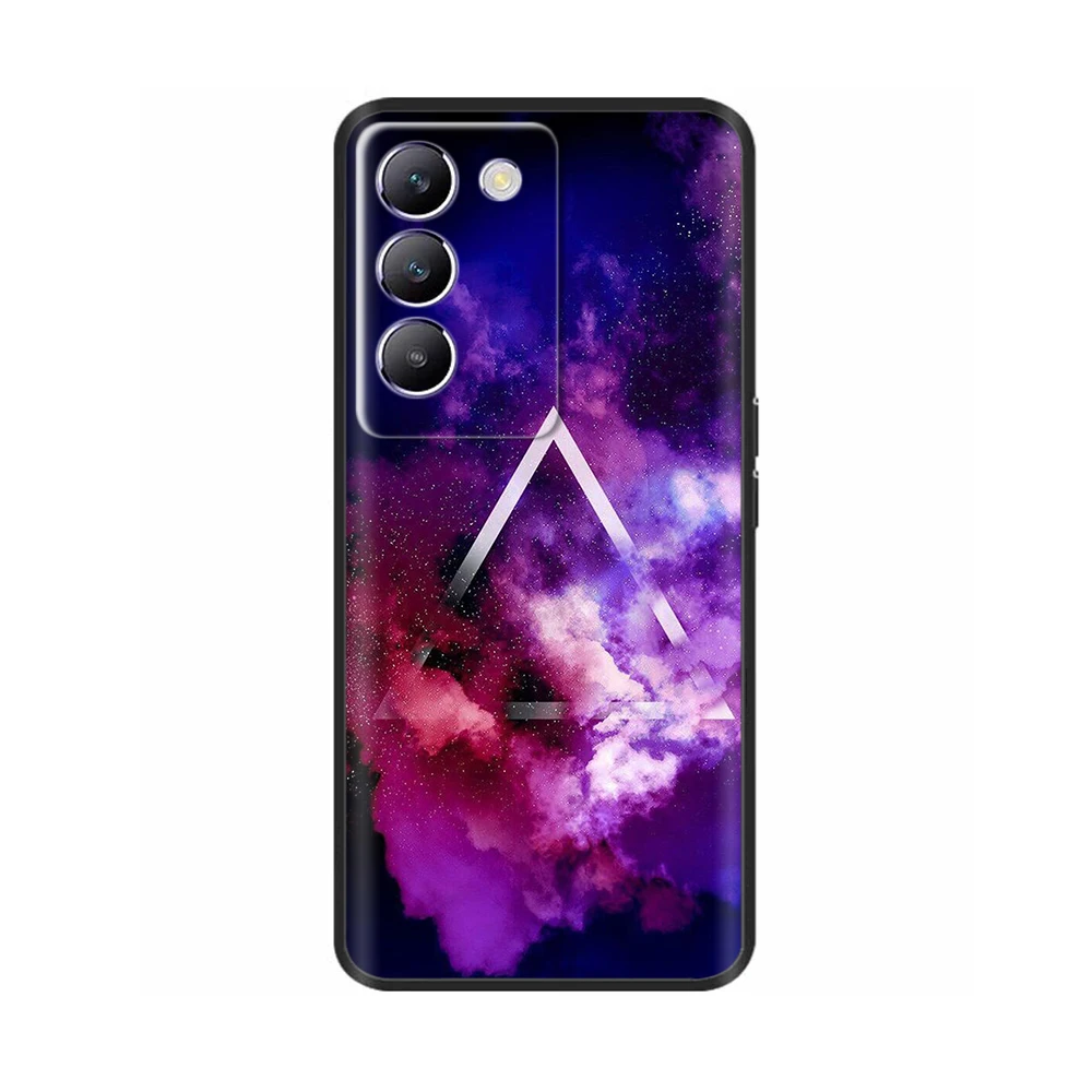 For vivo V40 SE Case V40SE 5G Black Cover Cat Tiger Silicone Soft Back Cases For vivo V40 SE Phone Case V 40 SE Protective Shell