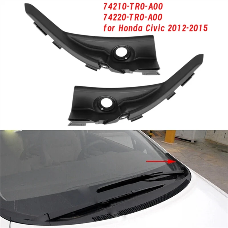 

Car Front Cowl Windshield Wiper Motor Cover for Honda Left