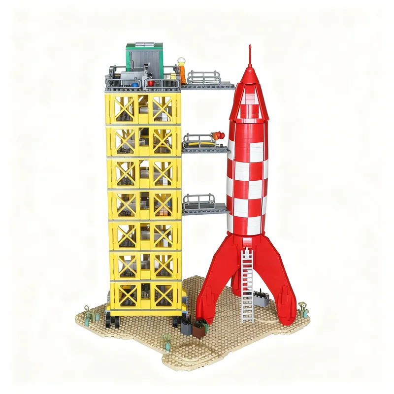 1543pcs MOC Space Rocket Galaxy SciFi Model Building Blocks Module Diorama Figure Ship Robot Aircraft Train City Kit Toy Gift