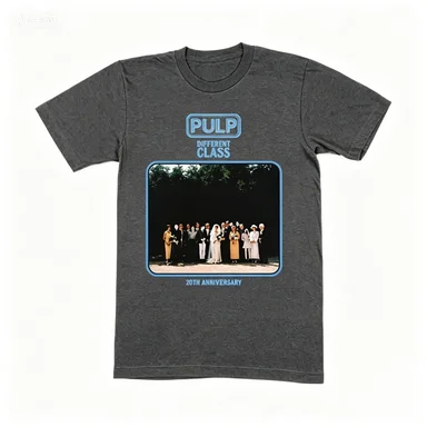 Vintage Pulp Different Class 30th Anniversary Album Graphic Tee 2026British Rock Fan Casual Cotton T Shirt