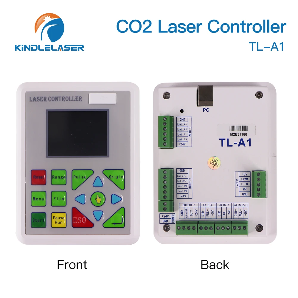 Kindelaser TL-A1 Laser Controller System for Co2 Laser Engraving Cutting Machine K40 Laser 3020 6040 Replace Ruida Leetro Trocen