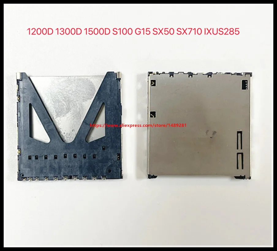 

1PCS NEW For Canon IXUS100 IXUS120 IXUS130 IXUS132 SX30 SX410 card slot SD card slot bracket digital camera Parts