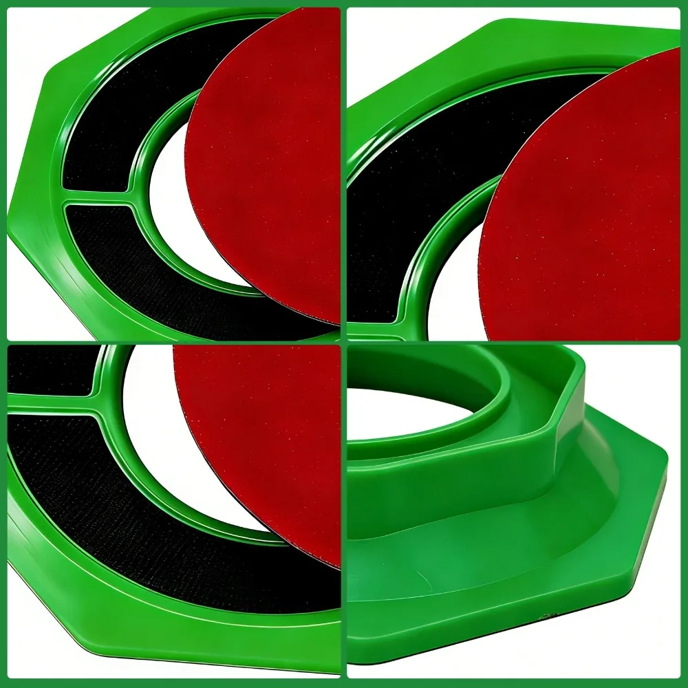 2-in-1 Bowling Ball Holder Non-Slip Reusable Bowling Ball Siding Pad Holder Universal with Sandpaper Bowling Ball Base