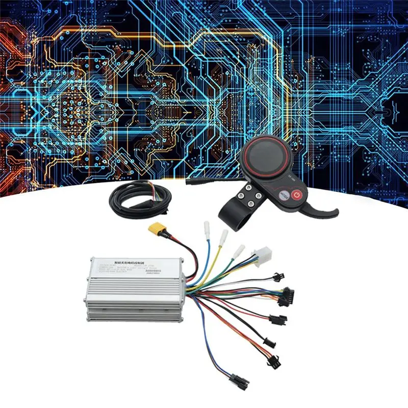 NEUHEIT Auf Lager - 48V 25A Elektroroller-Controller Dashboard-Kit Zubehör mit TF-100 Display für KUGOO Elektroroller – Detail 5