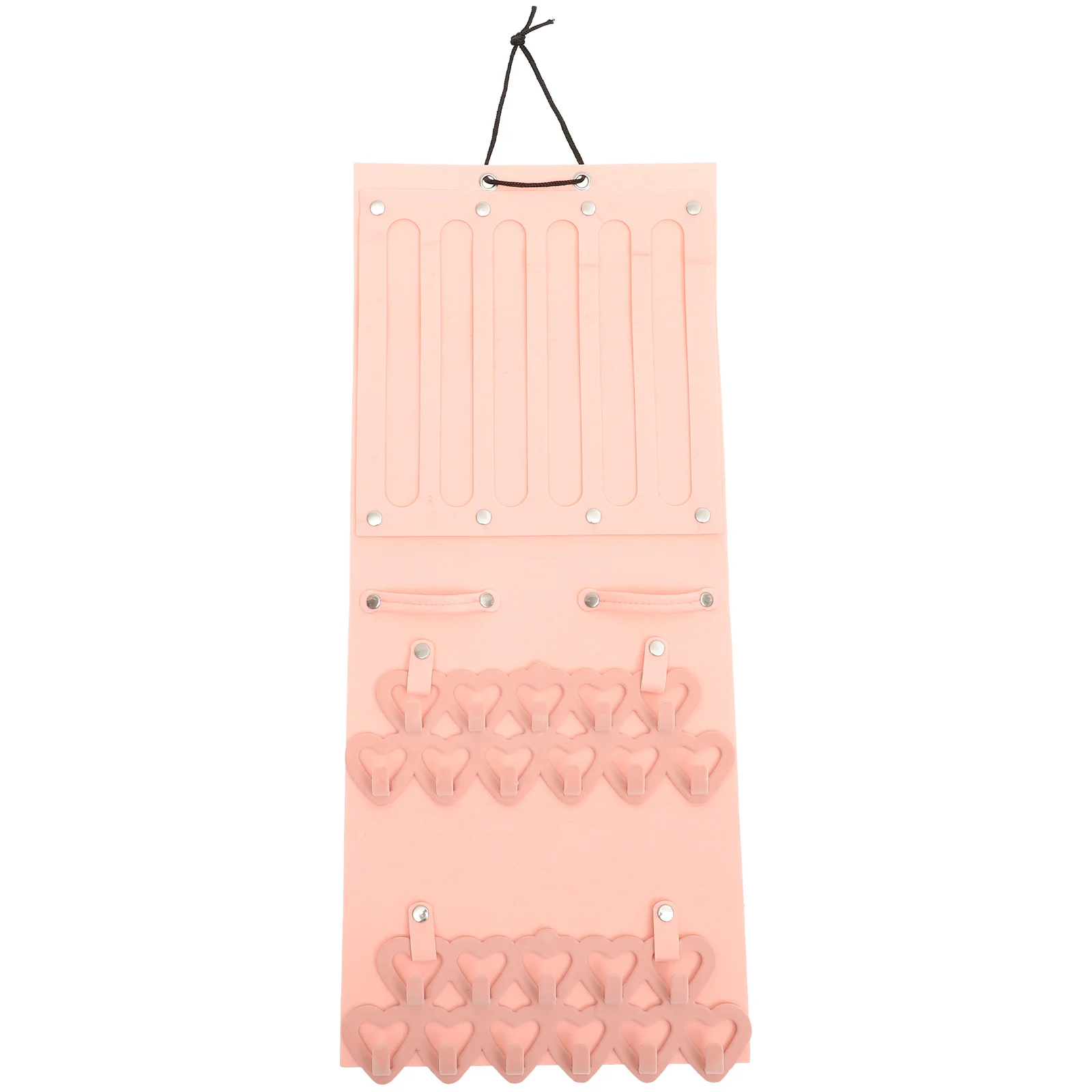 

Felt Hair Accessories Storage Hanging Bag Pink Large Capacity Wall ganizer for Hairpins Headb s Jewelry Display