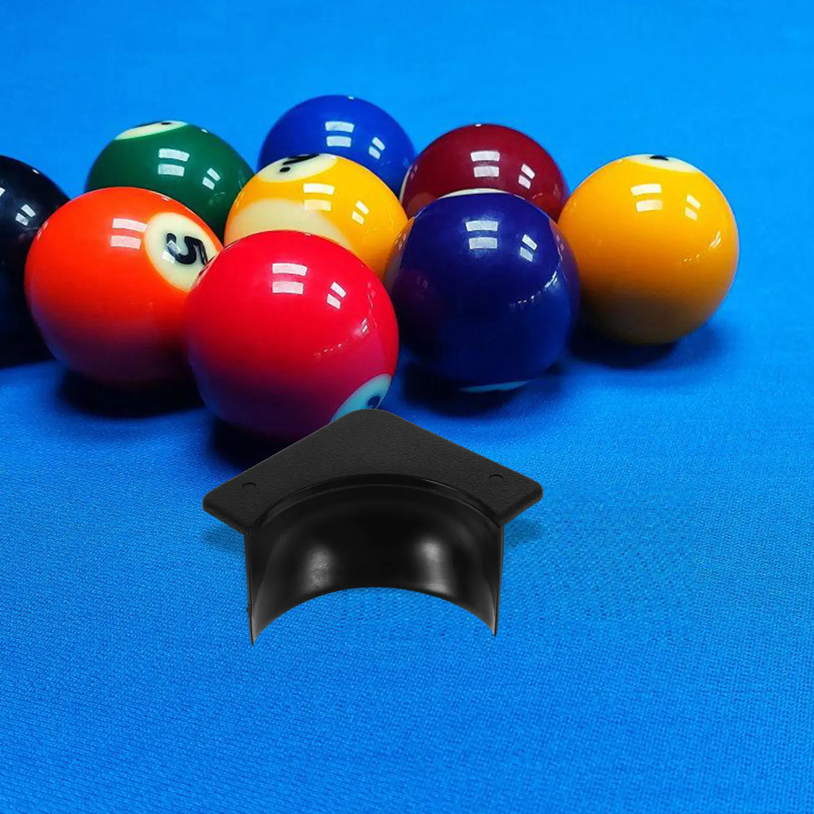 2Sets Pool Table Insert Set Plastic Billiard Hole Liners Pool Table Corner Side Mats Replacement Parts Portable Home Play