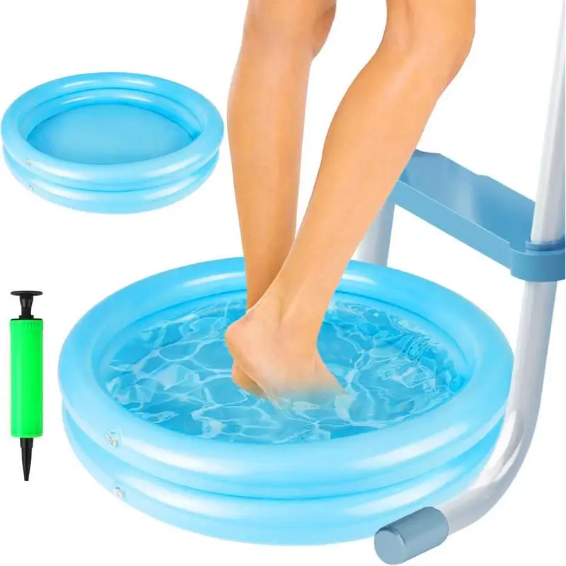 Home Portable CollapsiblePool Footbath Foldable Outdoor Inflatable Foot Bath Bucket Multi-functional Foot Wash Bath Tub